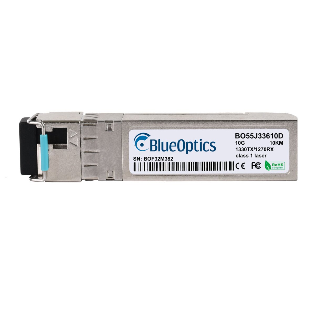 BlueOptics Bidi SFP+ Transceiver TX1330nm/RX1270nm 10GBASE-BX-D 10KM industrial