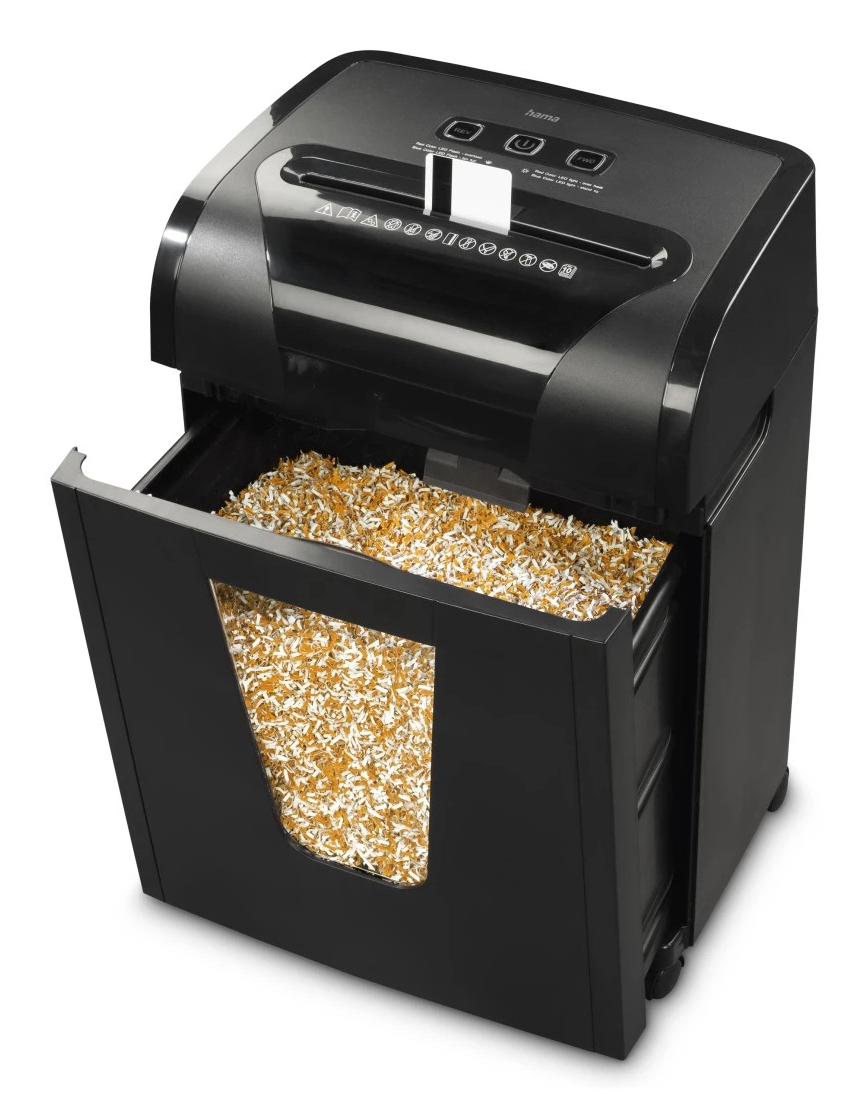 Hama Prime M100 triturador de papel Microcorte 62 dB 22 cm Negro
