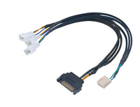 Akasa FLEXA FP3S - Netzteil fr Lfter - 4-polig PWM (M)