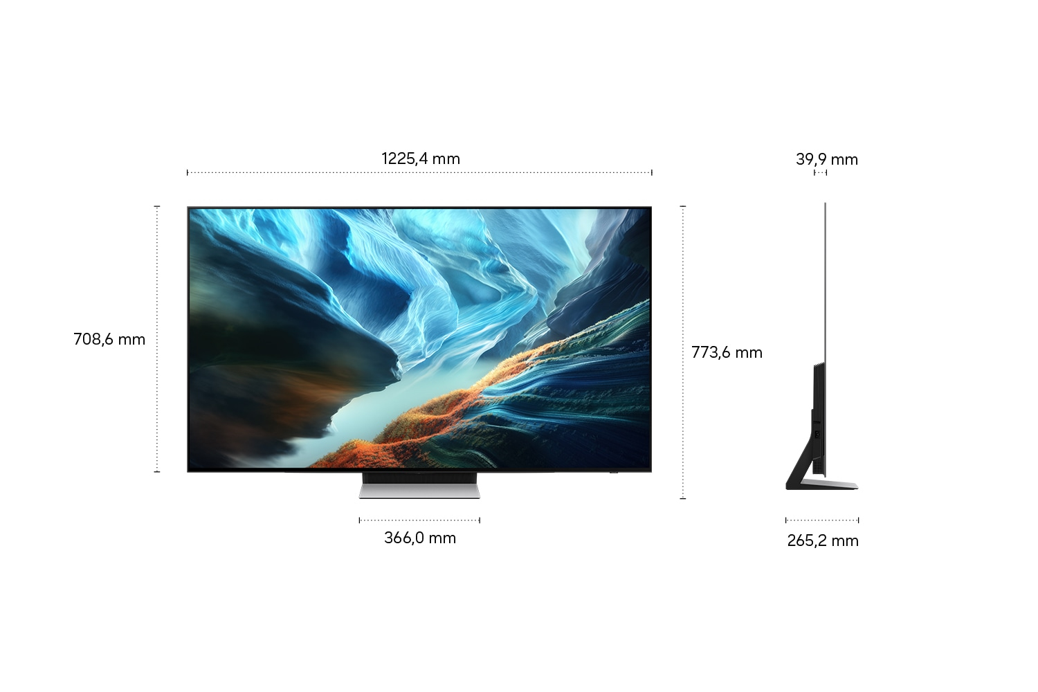 Samsung GQ55S90HAE 139,7 cm (55) 4K Ultra HD Smart TV Wi-Fi Nero