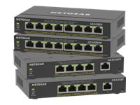 NETGEAR 5-Port Gigabit Ethernet High-Power PoE+ Plus Switch (GS305EPP) Gestito L2/L3 Gigabit Ethernet (10/100/1000) Supporto Power over Ethernet (PoE) Nero