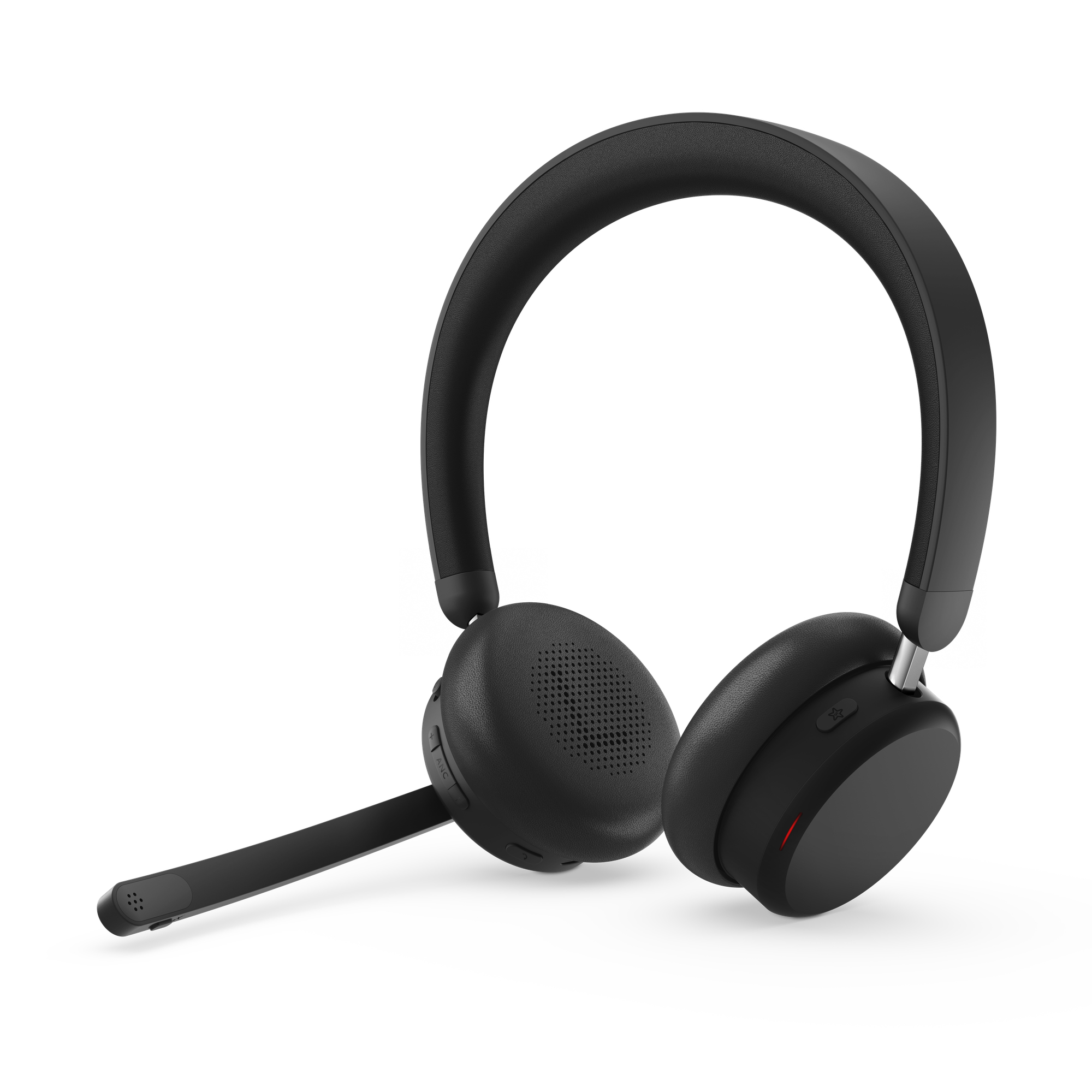 Lenovo 6550 Headset Wireless Head-band Office/Call center USB Type-C Bluetooth Black