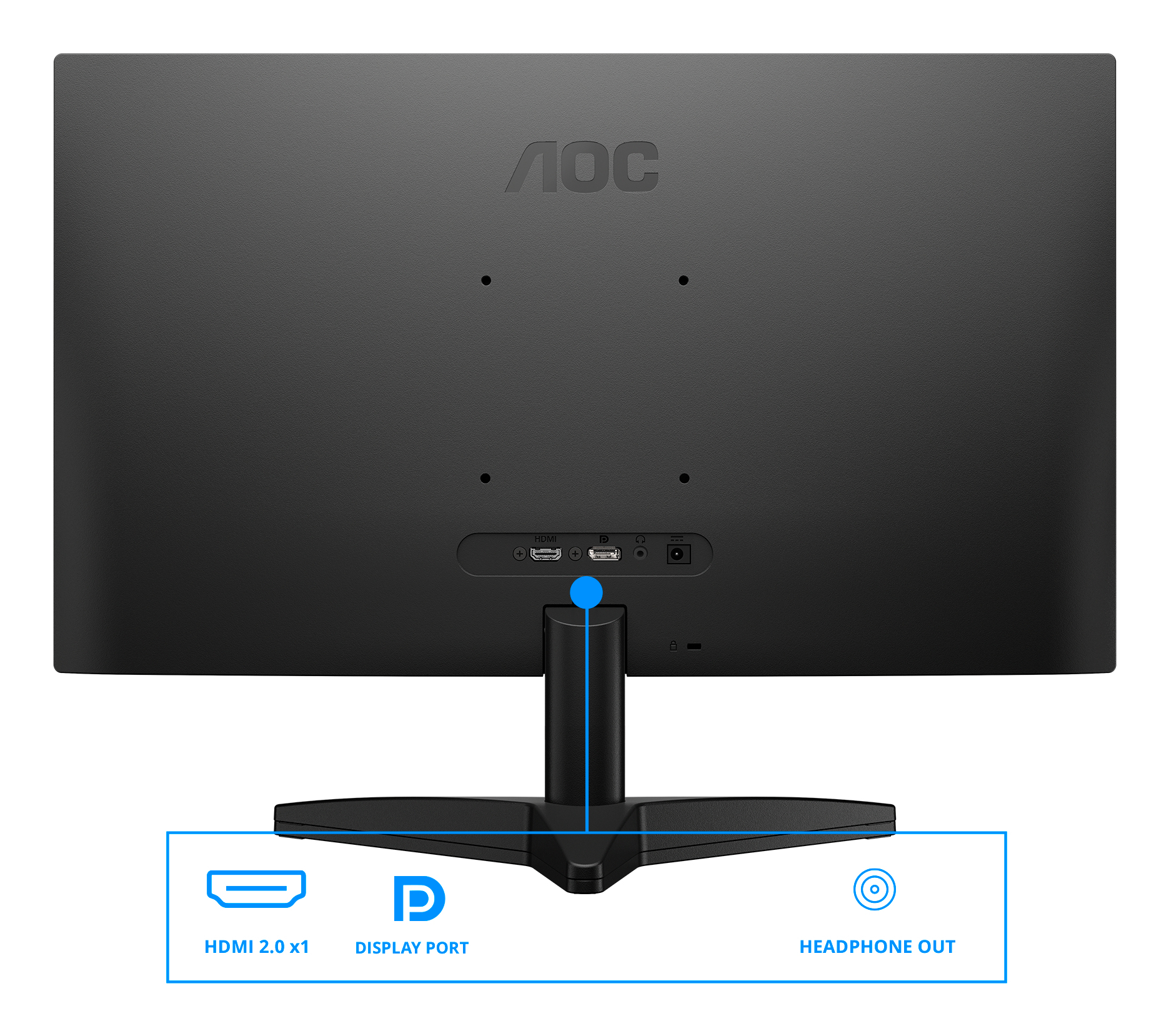 AOC B3 Q24B36X computer monitor 60.5 cm (23.8) 2560 x 1440 pixels Quad HD LED Black