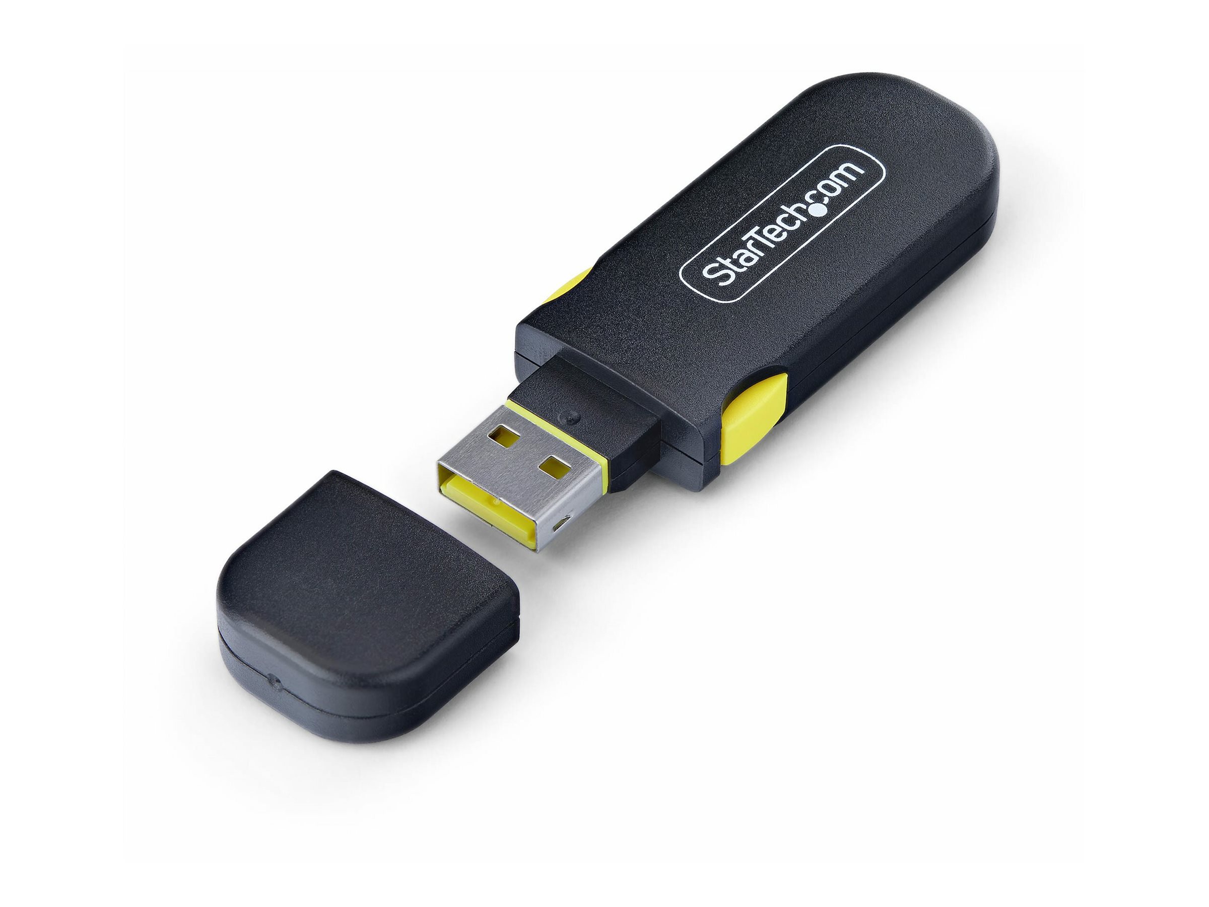 StarTech.com Blocco Porta USB-A con Chiave, 4 Inserti USB-A di ricambio, Tappi Antipolvere Riutilizzabili con Chiusura a Scatto per PC e Notebook