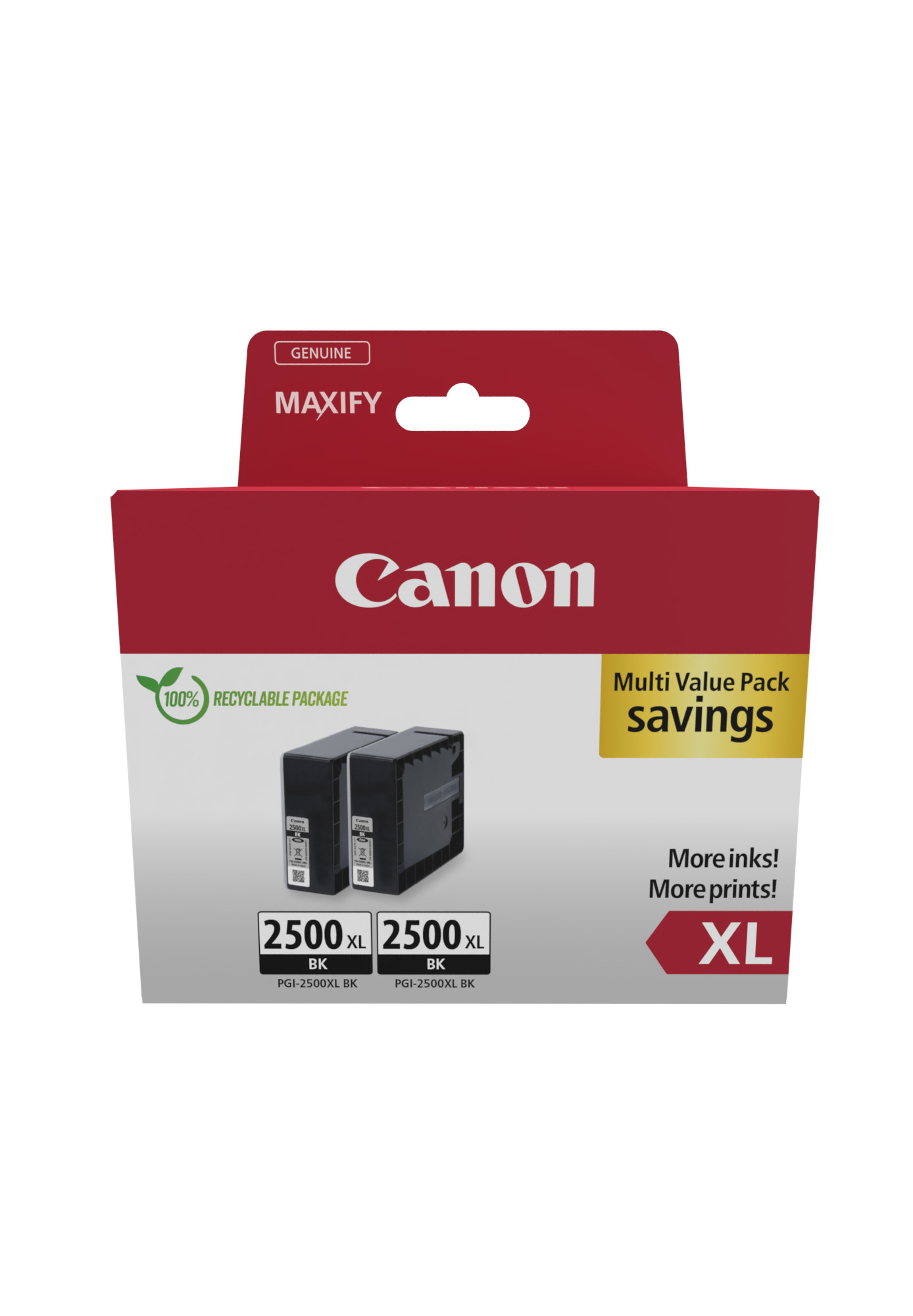 Canon PGI-2500XL Ink Cartridge BK Twin - Tintenpatrone