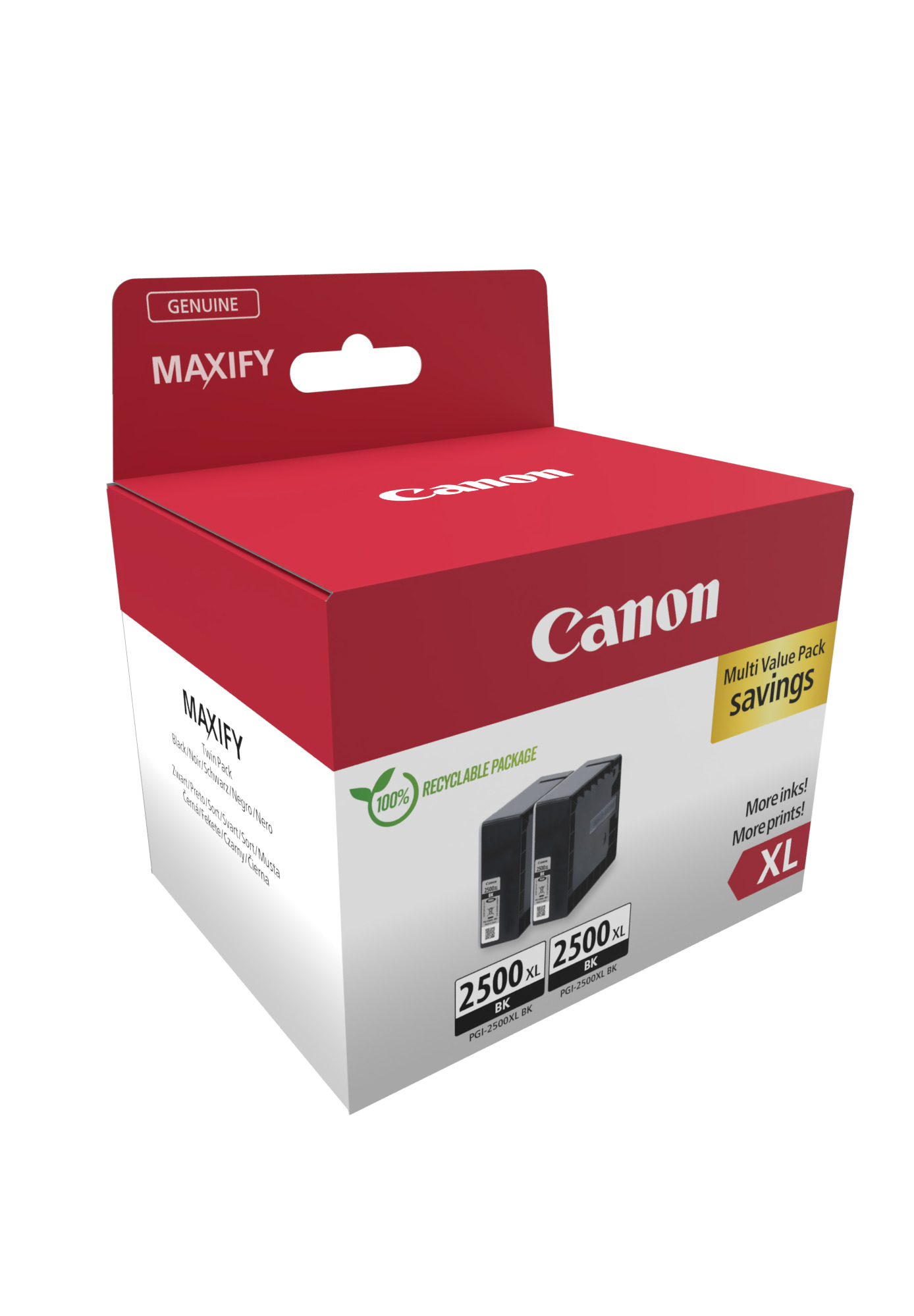 Canon PGI-2500XL Ink Cartridge BK Twin - Tintenpatrone