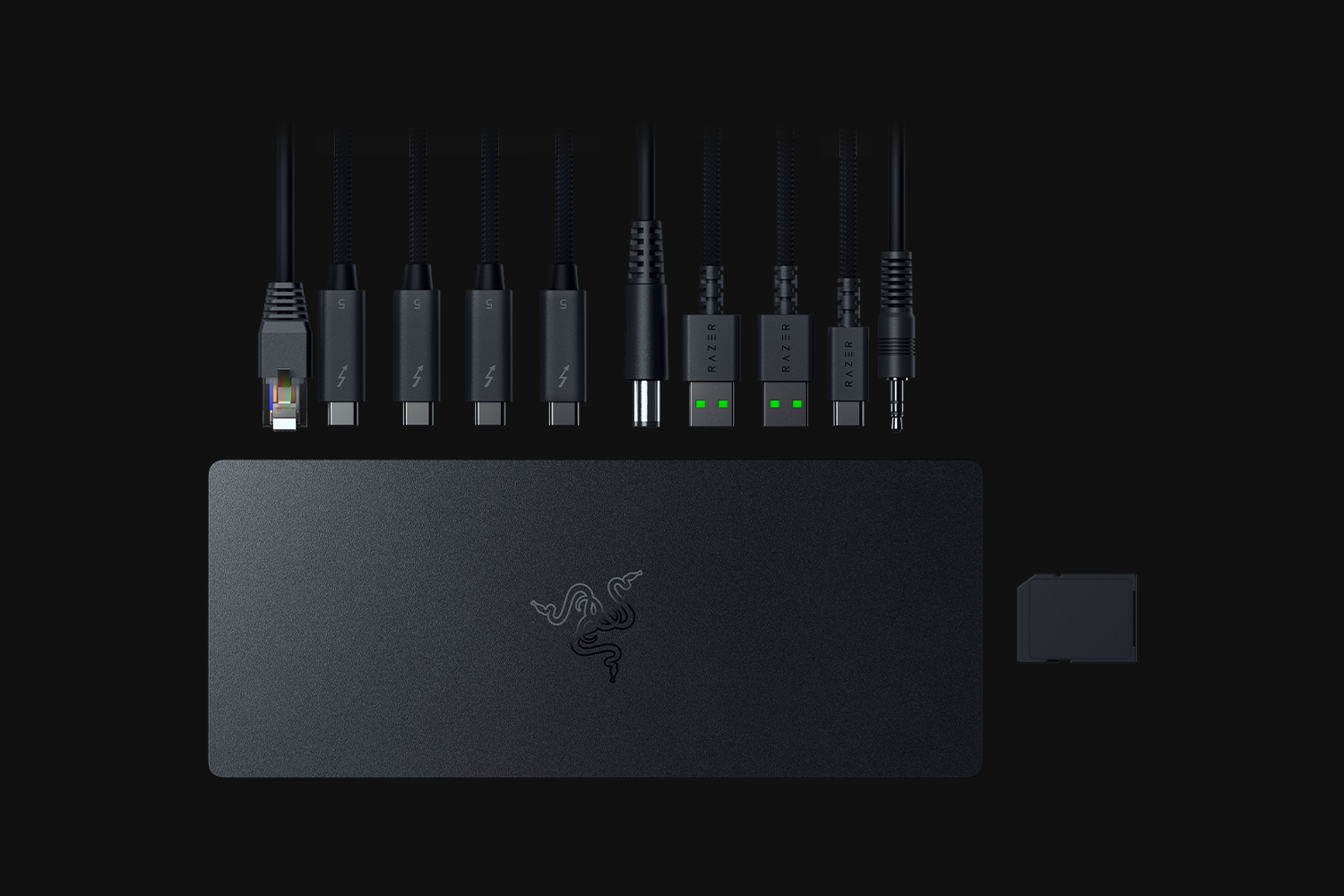 Razer Thunderbolt 5 Dock Cablato Nero