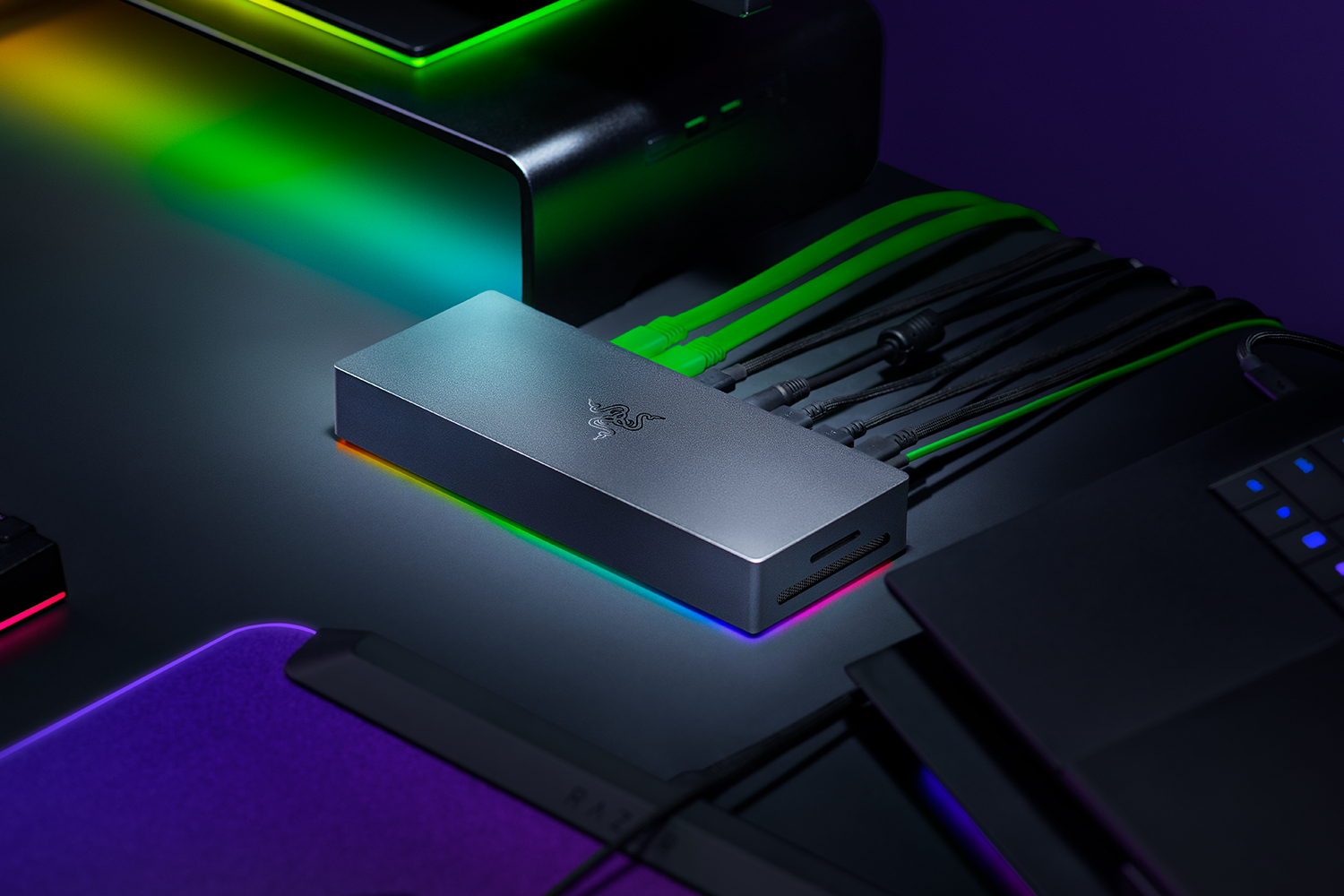 Razer Thunderbolt 5 Dock Cablato Nero