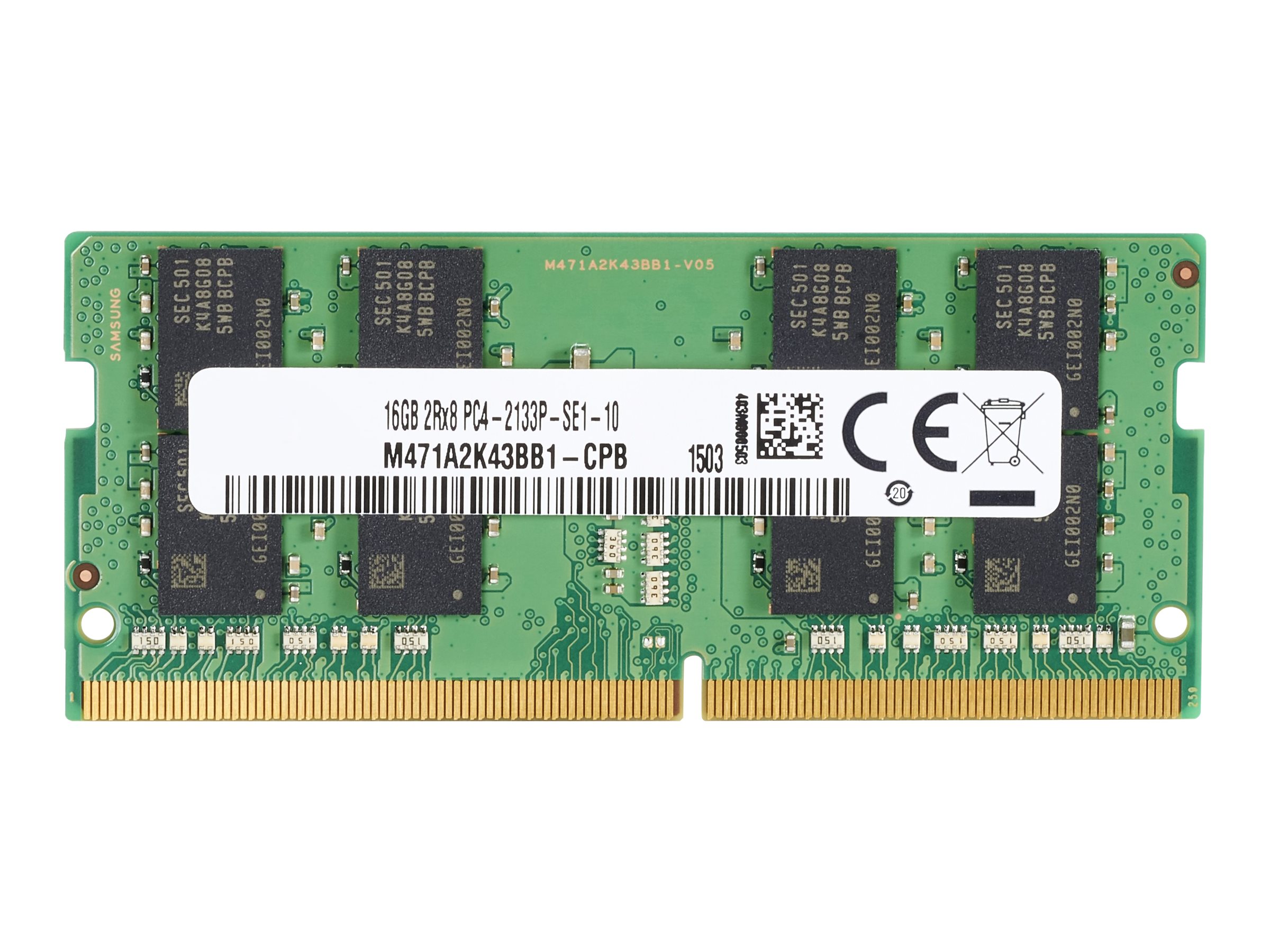 HP  DDR4 - Modul - 4 GB - SO DIMM 260-PIN - 2666 MHz / PC4-21300 - 1.2 V - ungepuffert - non-ECC - fr (non-ECC):