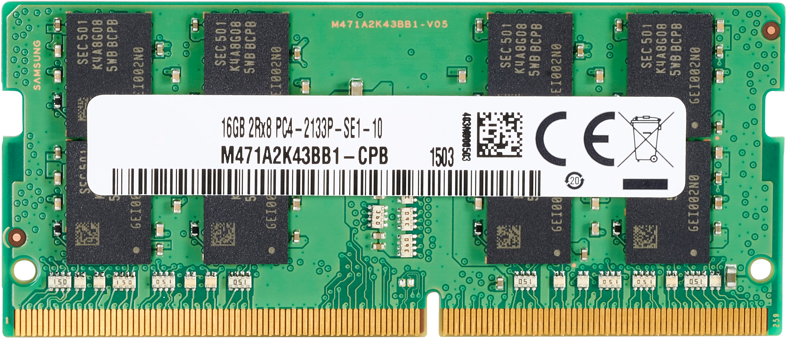 HP  DDR4 - Modul - 4 GB - SO DIMM 260-PIN - 2666 MHz / PC4-21300 - 1.2 V - ungepuffert - non-ECC - fr (non-ECC):