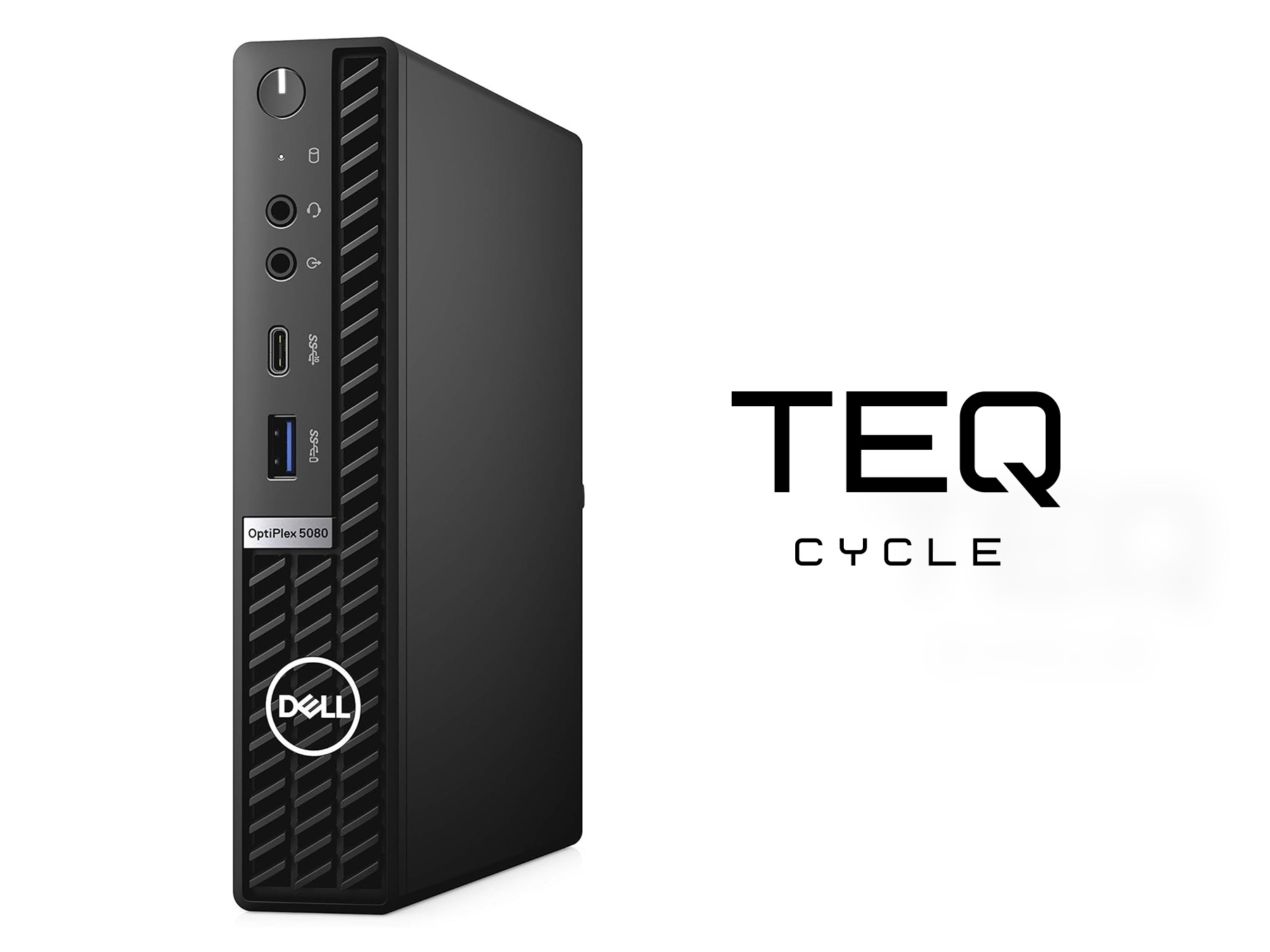 Teqcycle DELL OptiPlex 5080 Intel� Core i5 i5-10500T 16 GB DDR4-SDRAM 256 GB SSD Windows 11 Pro MFF Mini PC Negro