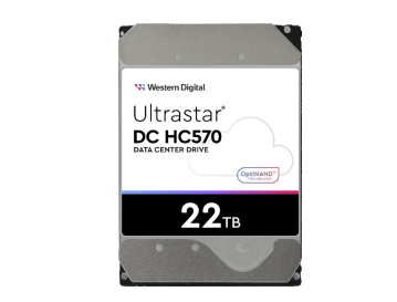 WD Ultrastar DC HC570 - Festplatte - verschlsselt - 22 TB - intern - 3.5 (8.9 cm)