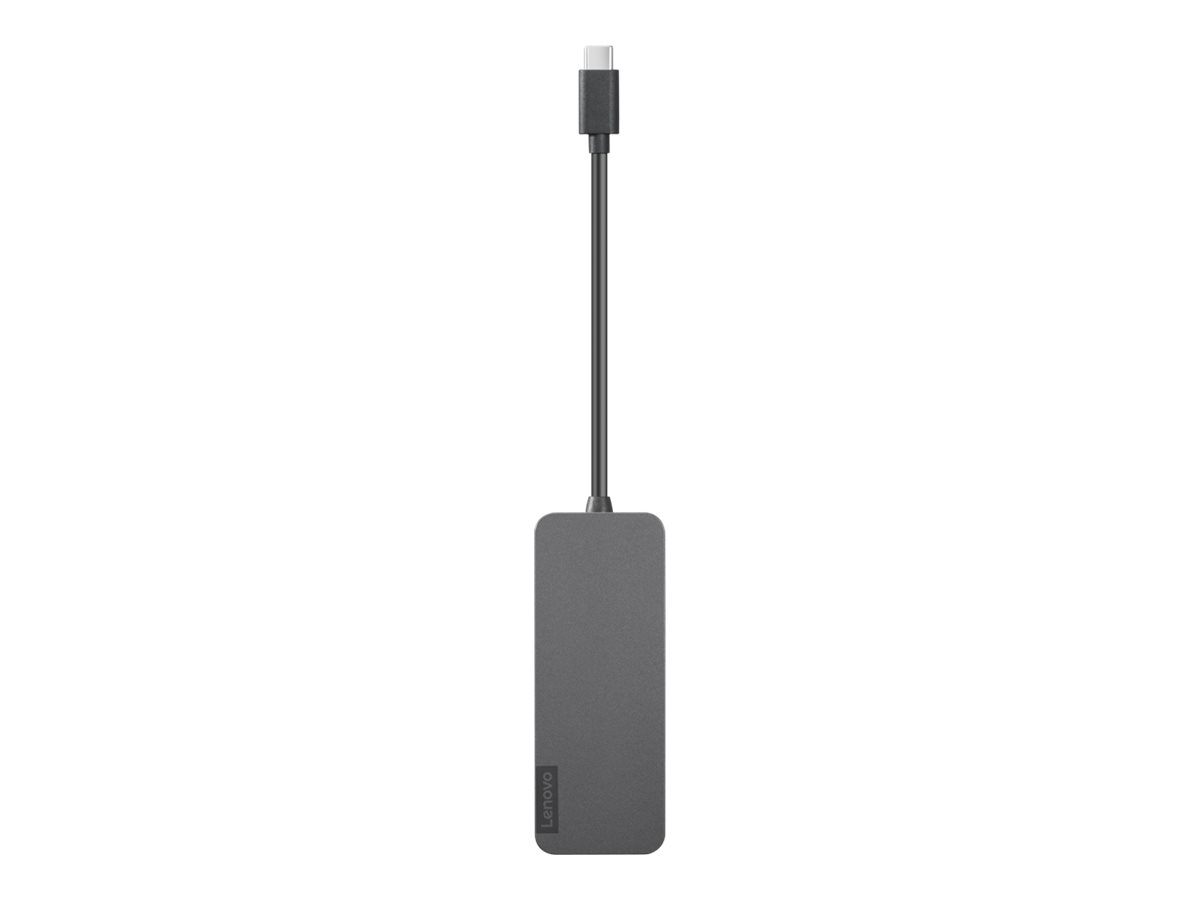 Lenovo USB-C to 4 Port USB-A Hub - Hub - 4 x SuperSpeed USB 3.0 + 1 x USB-C