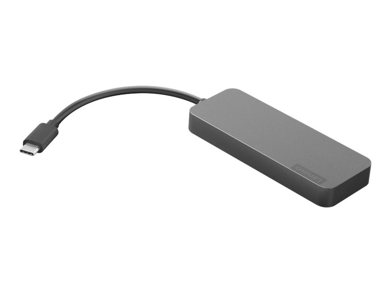 Lenovo USB-C to 4 Port USB-A Hub - Hub - 4 x SuperSpeed USB 3.0 + 1 x USB-C