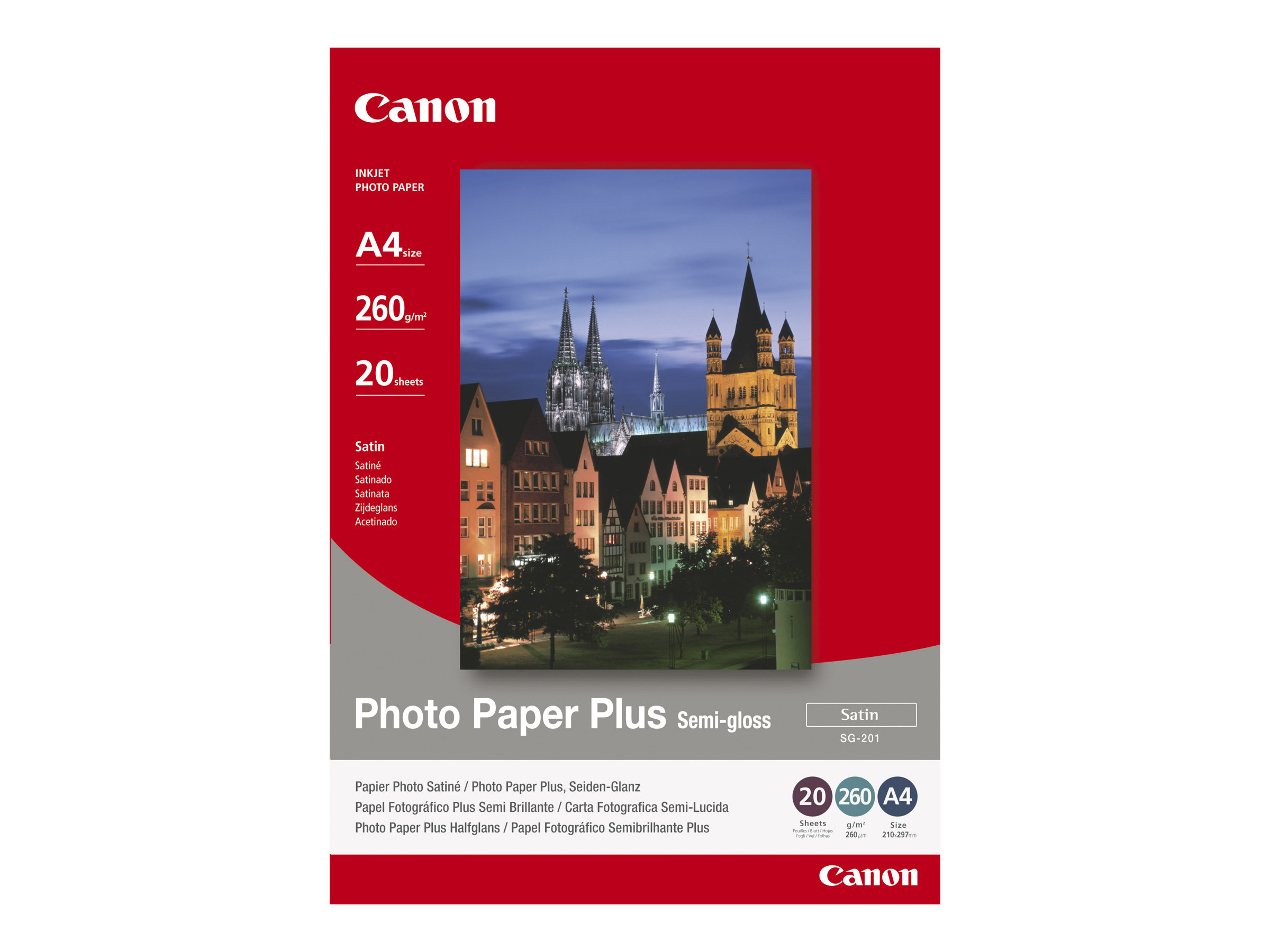 Canon Papier photo semi-brillant extra SG-201 4 × 6 po