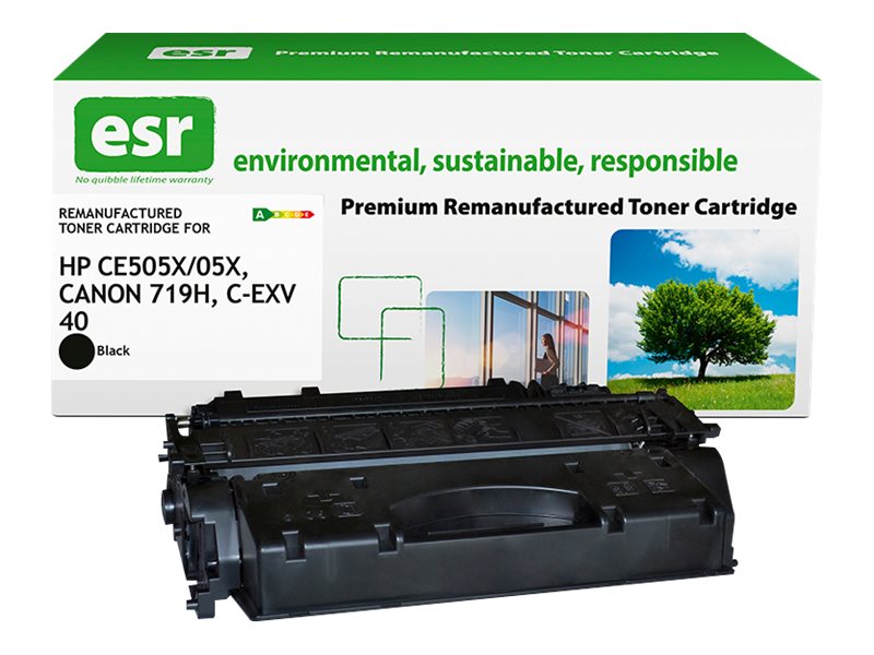 Armor ESR - Mit hoher Kapazitt - Schwarz - kompatibel - Karton - wiederaufbereitet - Tonerpatrone (Alternative zu: Canon 719H, Canon C-EXV40, HP 05X)