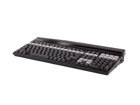 PrehKeyTec MCI 3100 - Programmierbare Kassentastatur mit Magnetkartenleser Spur 1 2 3 USB - Tastatur - QWERTZ