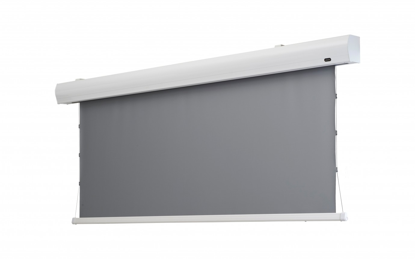 celexon HomeCinema Tension - Leinwand - Deckenmontage m�glich, geeignet f�r Wandmontage - motorisiert - 254 cm (100)