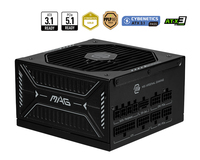MSI MAG A850GLS PCIE5 unidad de fuente de alimentaci�n 850 W 24-pin ATX ATX Negro