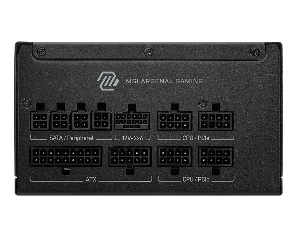 MSI Netzteil MAG A850GLS PCIE5 - PC-/Server Netzteil - ATX