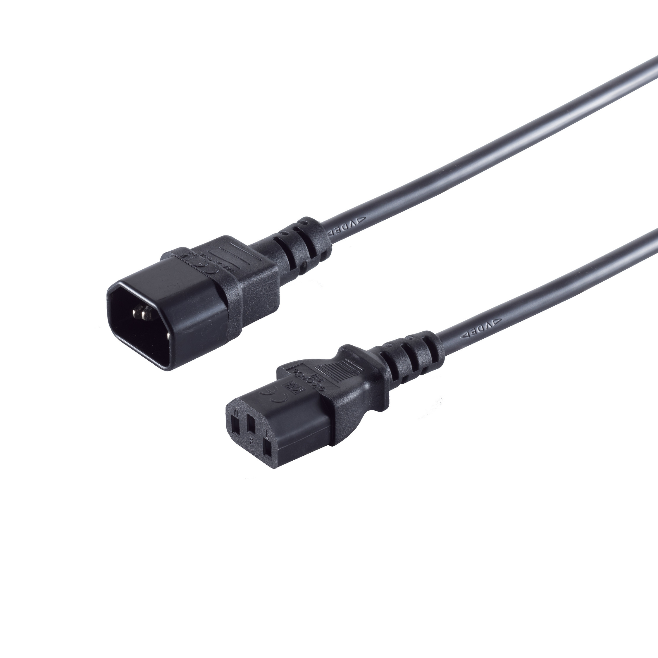 S/CONN maximum connectivity 60009-1.0 cable de transmisi�n Negro 1 m IEC C13 IEC C14