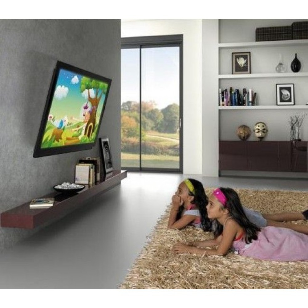 Techly Befestigungskit (Wandmontage) - full-motion - f�r LCD TV - massiver Stahl - Bildschirmgr��e: 33-106.7 cm (13-42)