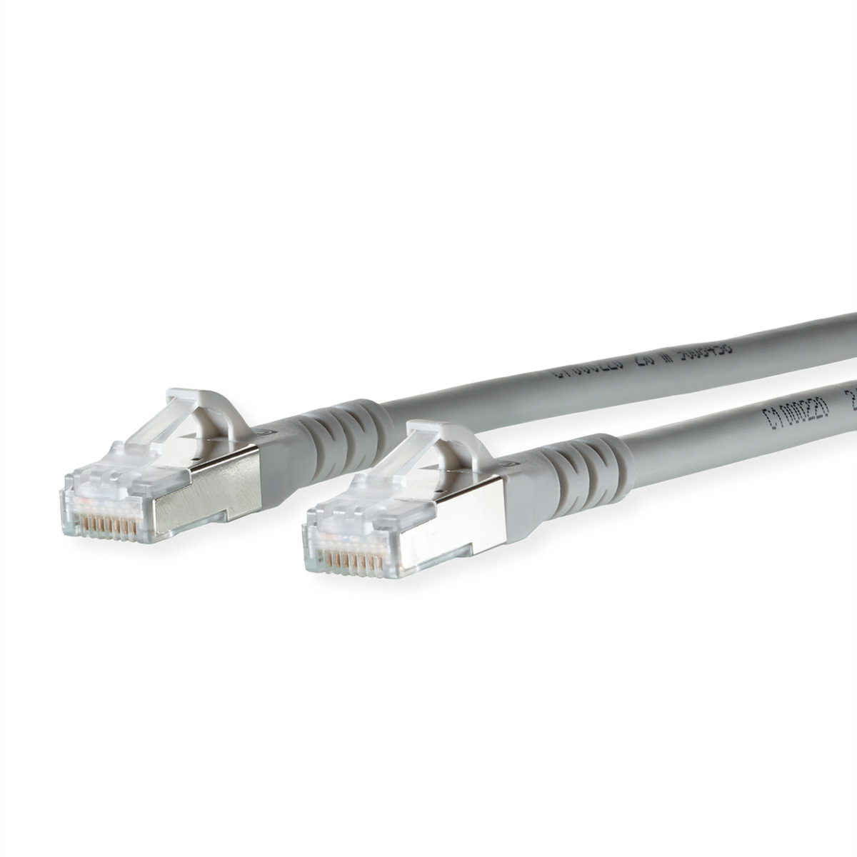 METZ CONNECT Patchkabel Cat.6A AWG26 grau - Kabel - Netzwerk