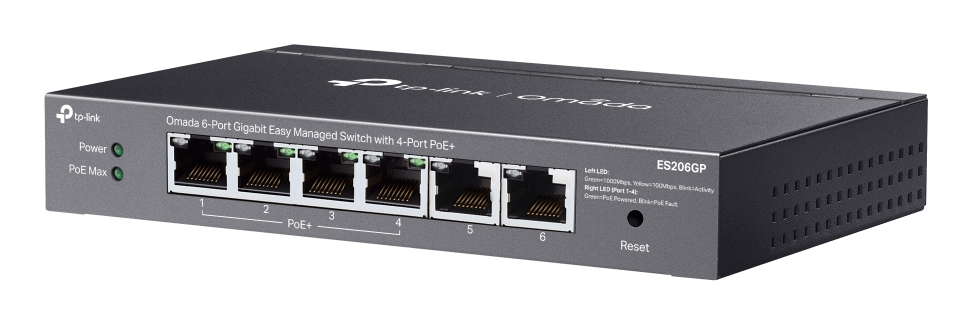 TP-LINK Omada ES206GP Managed - Switch - 1 Gbps