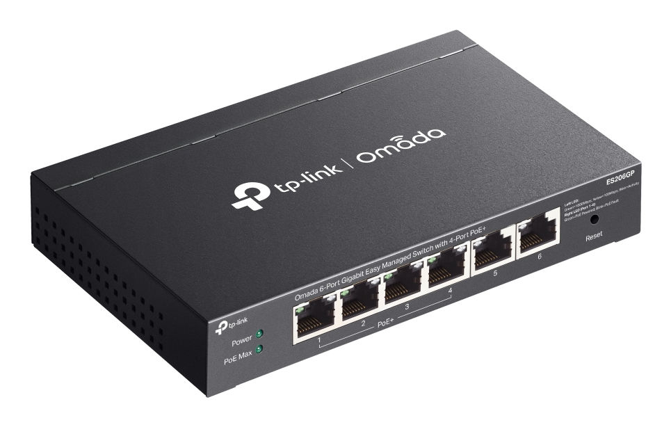 TP-LINK Omada ES206GP Managed - Switch - 1 Gbps