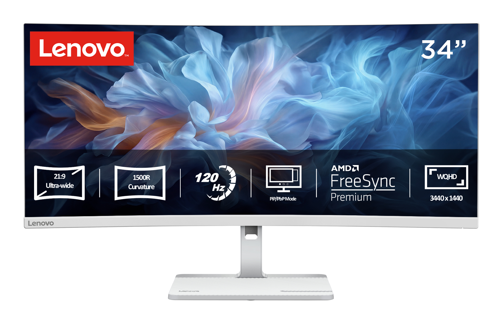 Lenovo L34W-4C - LED-Monitor - gebogen - 86.4 cm (34)