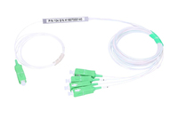 Extralink 14 PLC SC/APC splitter 900um - Kabel - 1 m