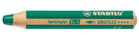 STABILO woody 3 in 1 Vert 1 pi�ce(s)