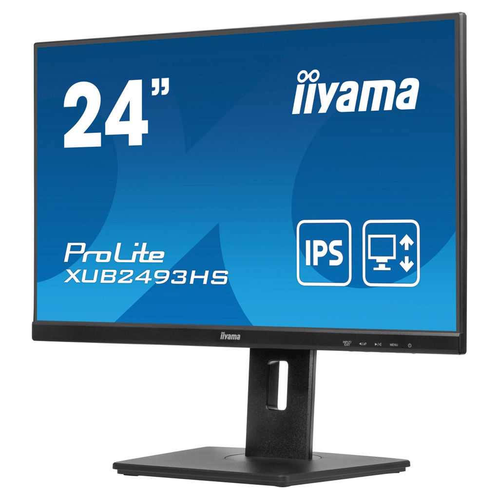 iiyama ProLite XUB2493HS-B6 computer monitor 60.5 cm (23.8) 1920 x 1080 pixels Full HD LED Black