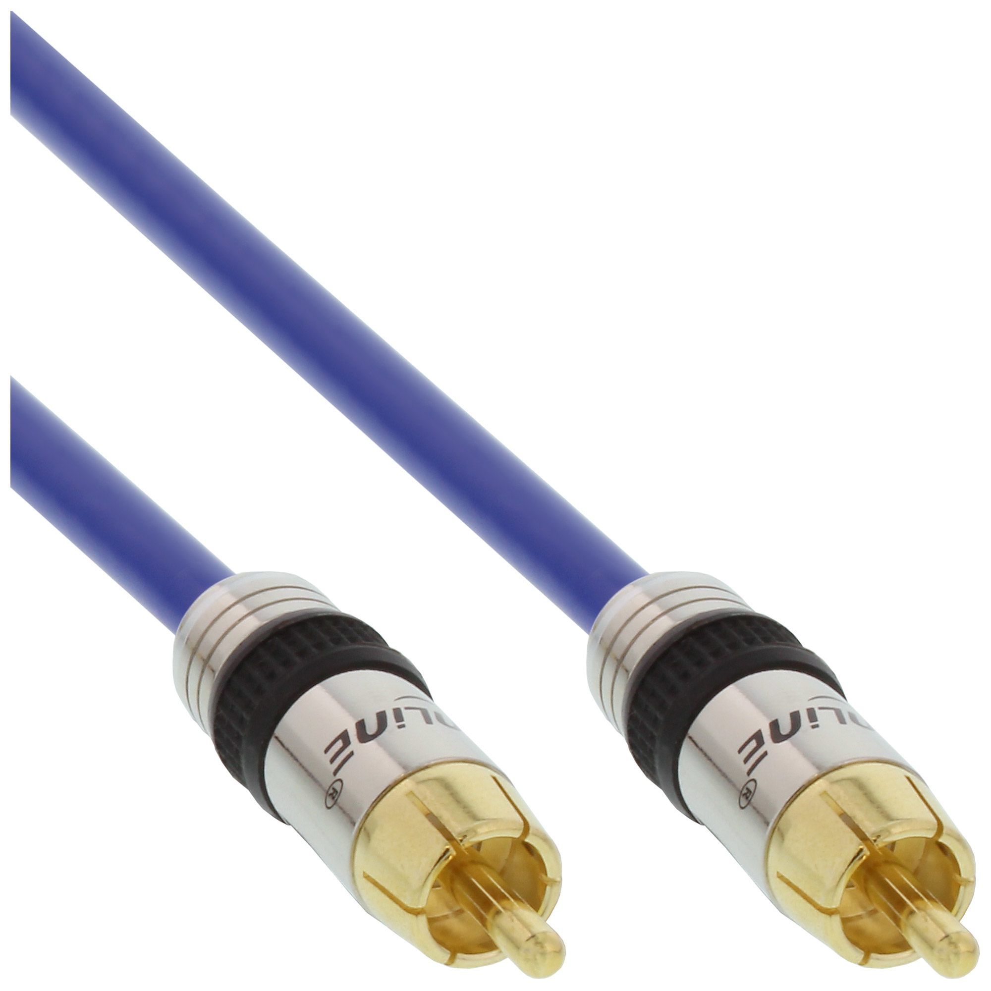 InLine 89810P c�ble video composite 10 m RCA Bleu