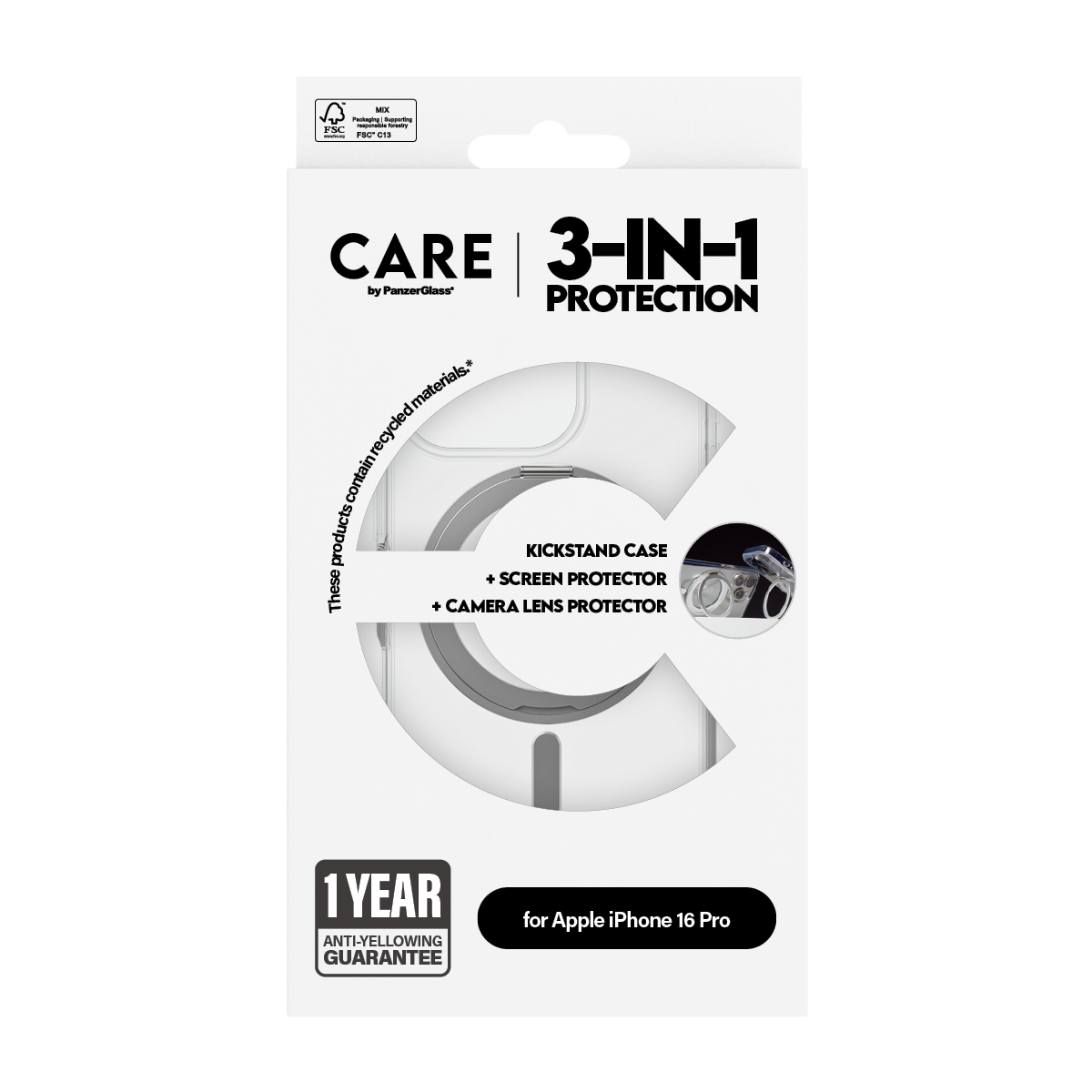 PanzerGlass CARE by PanzerGlass - 3-in-1 Schutzpacket - hintere
