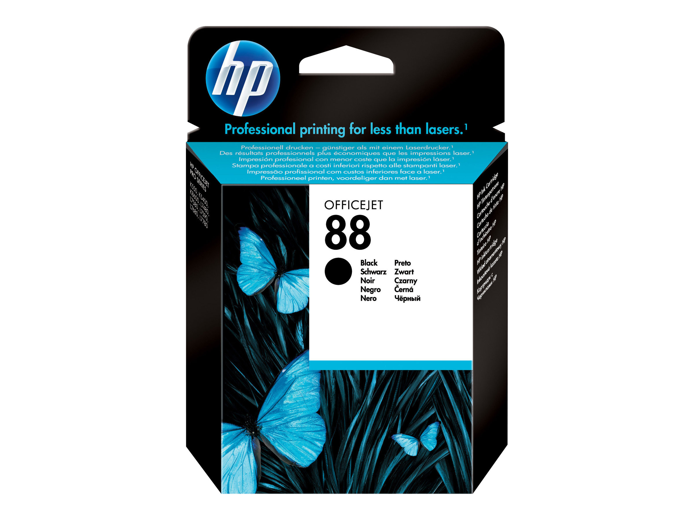 HP 88 ink cartridge 1 pc(s) Original Standard Yield Black