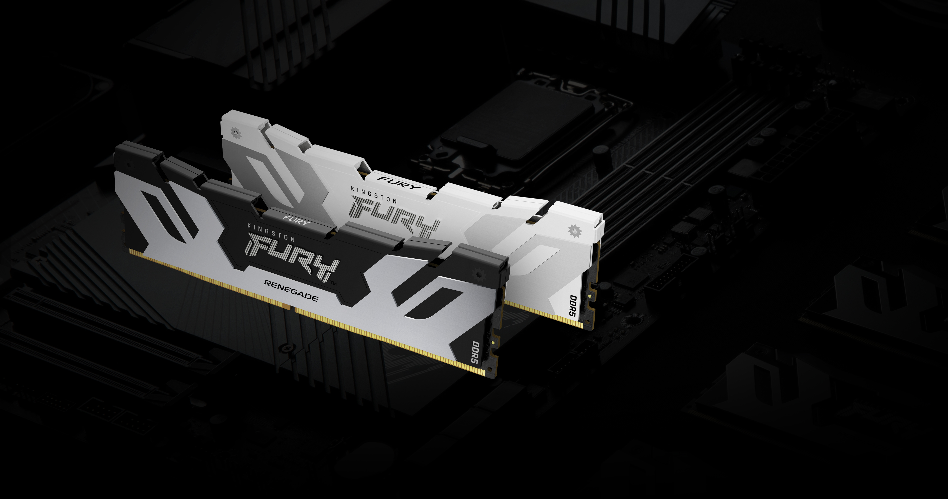 Kingston 96GB 6000MT/s DDR5 CL32 DIMM Kit of 2 FURY Renegade Silve - 96 GB - DDR5