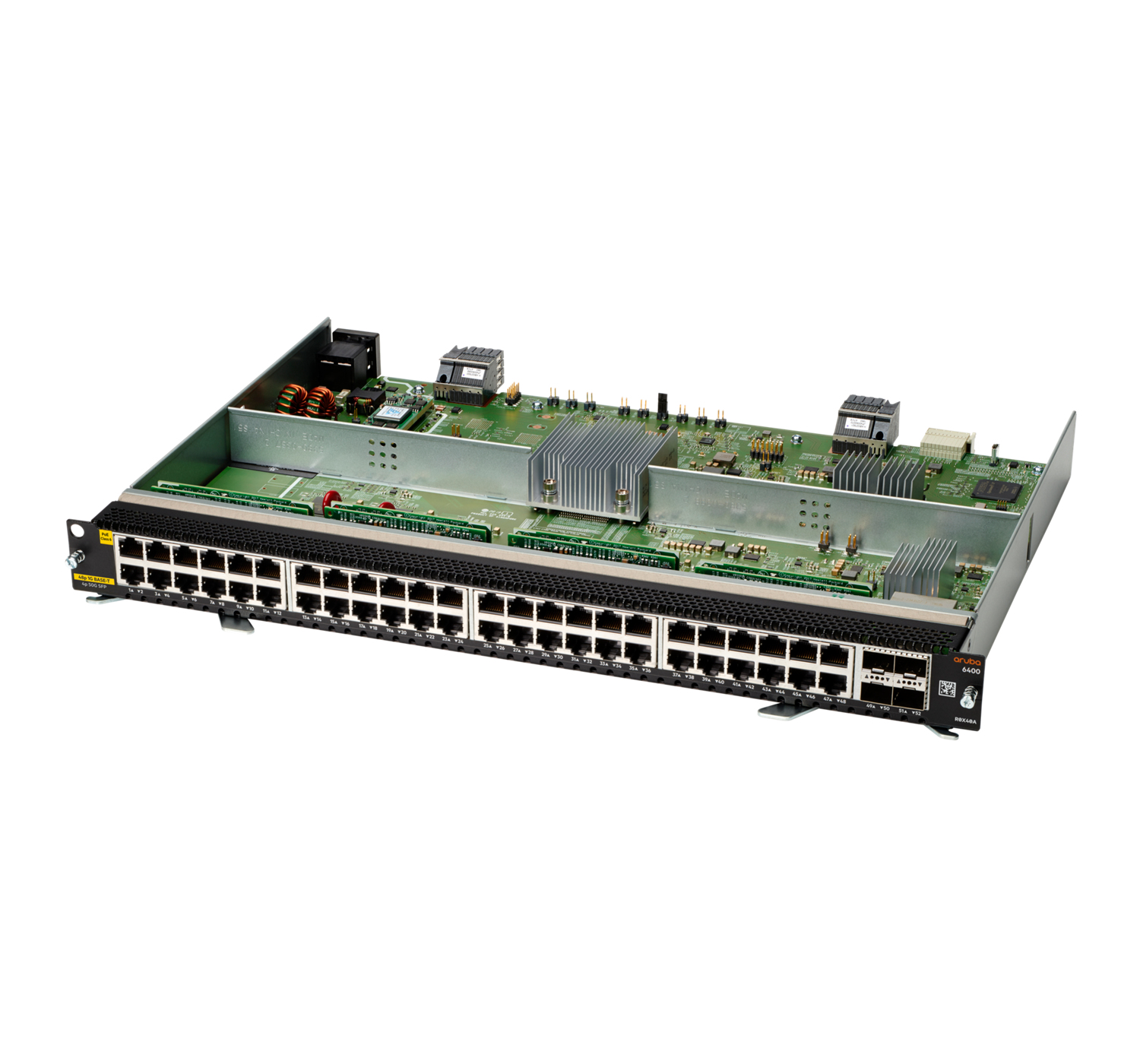 Aruba 6400 48-port 1GbE Class 6 PoE & 4-port SFP56 v2 modulo del commutatore di rete Gigabit Ethernet