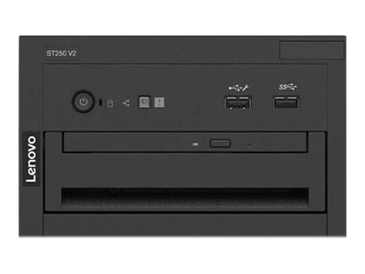 Lenovo ThinkSystem ST250 V2 7D8F - Server - Tower - 4U - 1-Weg - 1 x Xeon E-2356G / 3.2 GHz - RAM 32 GB - Hot-Swap 6.4 cm (2.5)