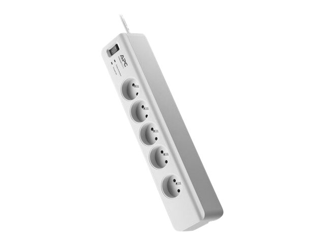 APC PM5-FR surge protector White 5 AC outlet(s) 230 V 1.83 m