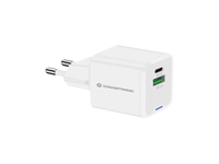Conceptronic ALTHEA15W chargeur dappareils mobiles Universel Blanc Secteur Charge rapide Intrieure