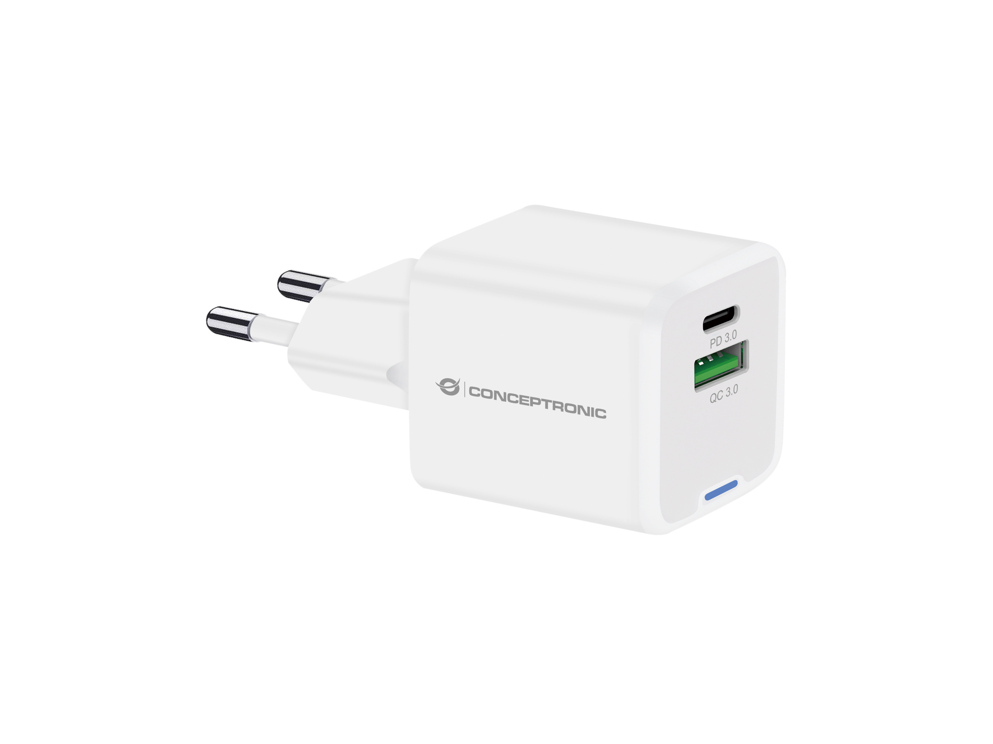 Conceptronic ALTHEA15W chargeur dappareils mobiles Universel Blanc Secteur Charge rapide Intrieure
