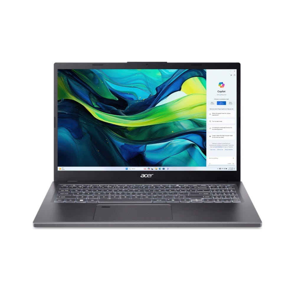 Acer Aspire 15 A15-61M - AMD Ryzen 5 8640HS / 3.5 GHz - Win 11 Home - Radeon 760M - 16 GB RAM - 512 GB SSD NVMe - 39.6 cm (15.6)
