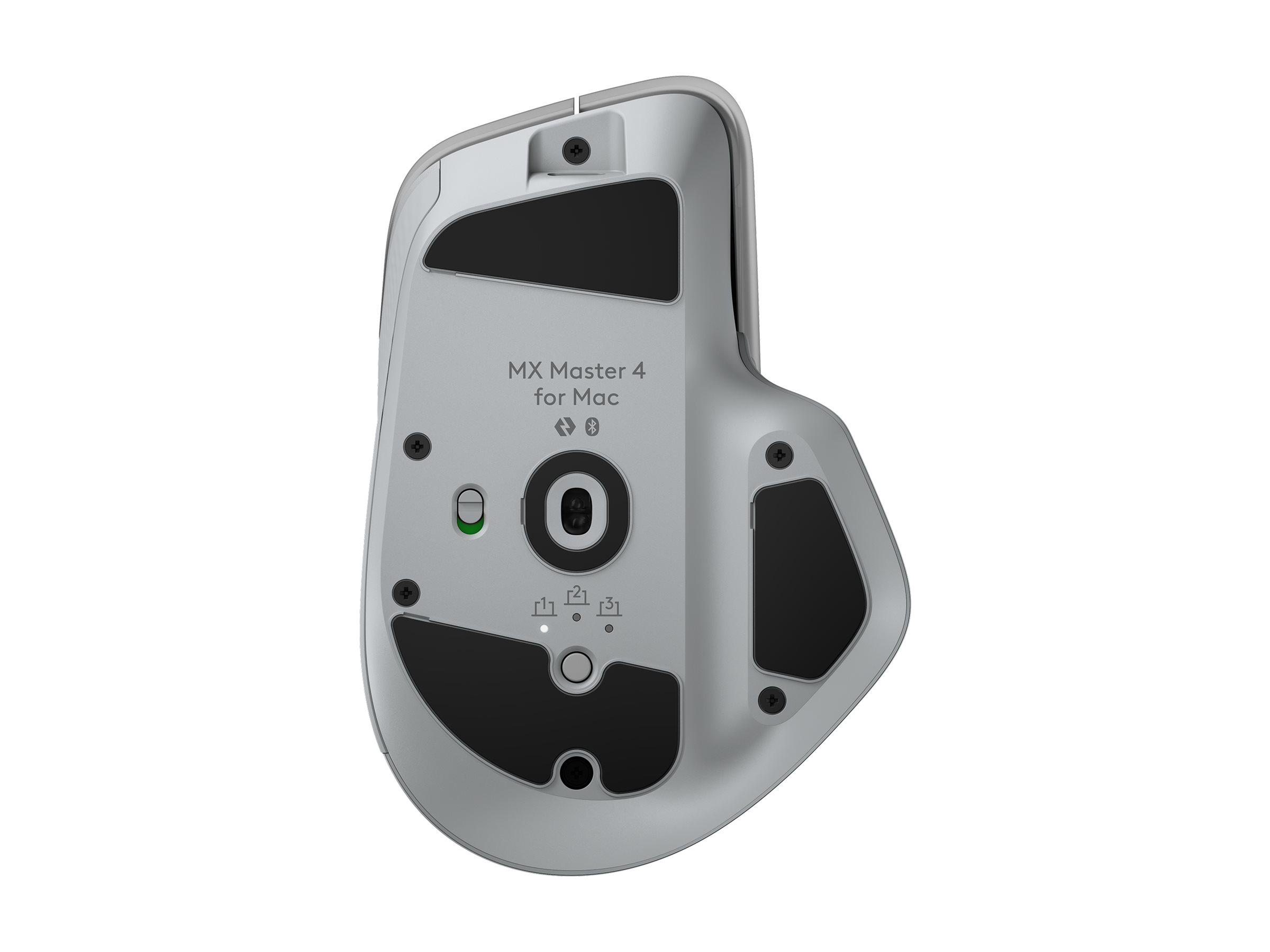 Logitech MX Master 4 for Mac - Maus - 8 Tasten - kabellos - Bluetooth, 2.4 GHz - kabelloser Empf�nger (USB)