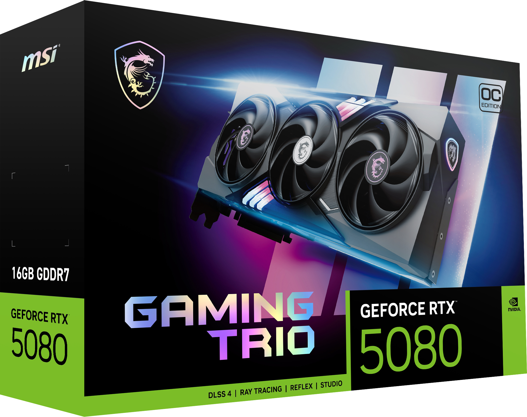 MSI GeForce RTX 5080 16G GAMING TRIO OC - Grafikkarten