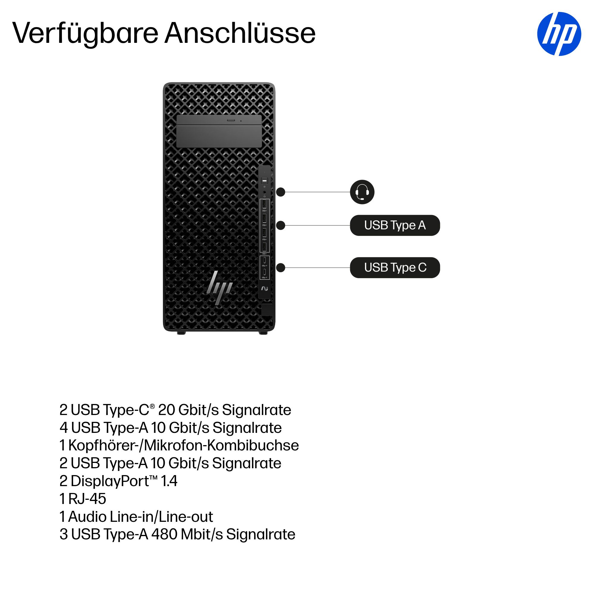 HP Workstation Z2 G1i - Tower - 4U - 1 x Core Ultra 9 285K / 3.7 GHz