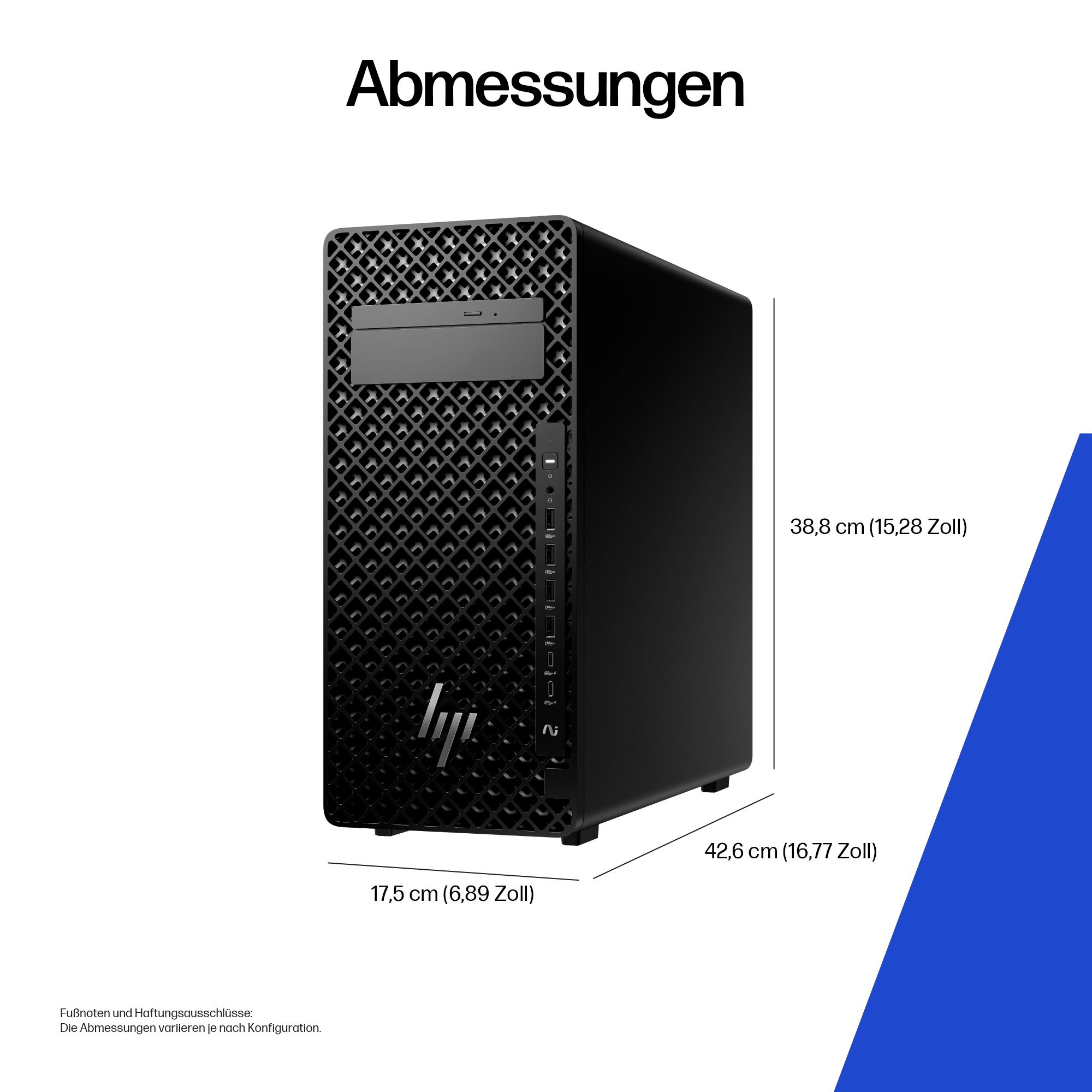 HP Workstation Z2 G1i - Tower - 4U - 1 x Core Ultra 9 285K / 3.7 GHz