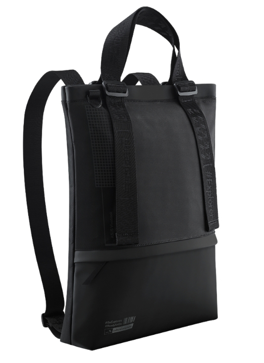 ASUS Vivobook 3-in-1 Bag mochila Mochila de senderismo Negro Cuero, Poli�ster