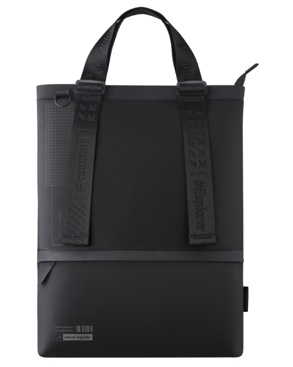 ASUS Vivobook 3-in-1 Bag mochila Mochila de senderismo Negro Cuero, Poli�ster
