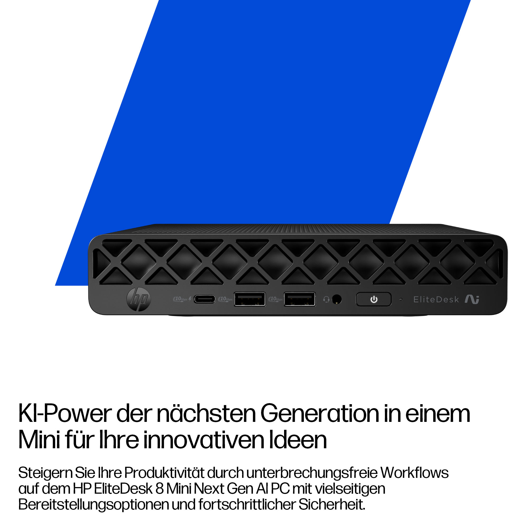 HP EliteDesk 8 G1a Next Gen AI - Mini - Ryzen AI 5 340 / 2 GHz